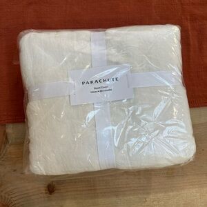 Parachutete linen duvet cover - full/queen in cream
